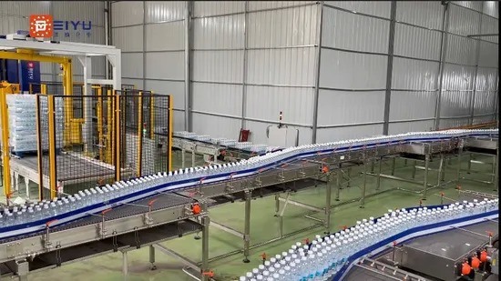 Customized Electric Driven Gravity Filling Bottled Water Production Line for Efficient Water Packaging