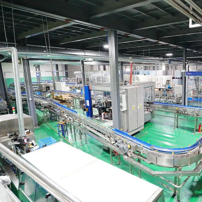 46,000 Bph Full Automatic Bottled Water Production Line with 100-2000ml Capacity and 6000-72000bph Output