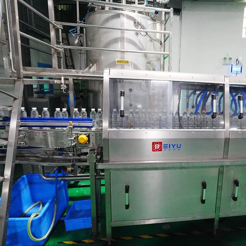 26,000 Bph Salty Soda End of Line Packaging Machine with Mildew Proof Packaging for Beverage Production