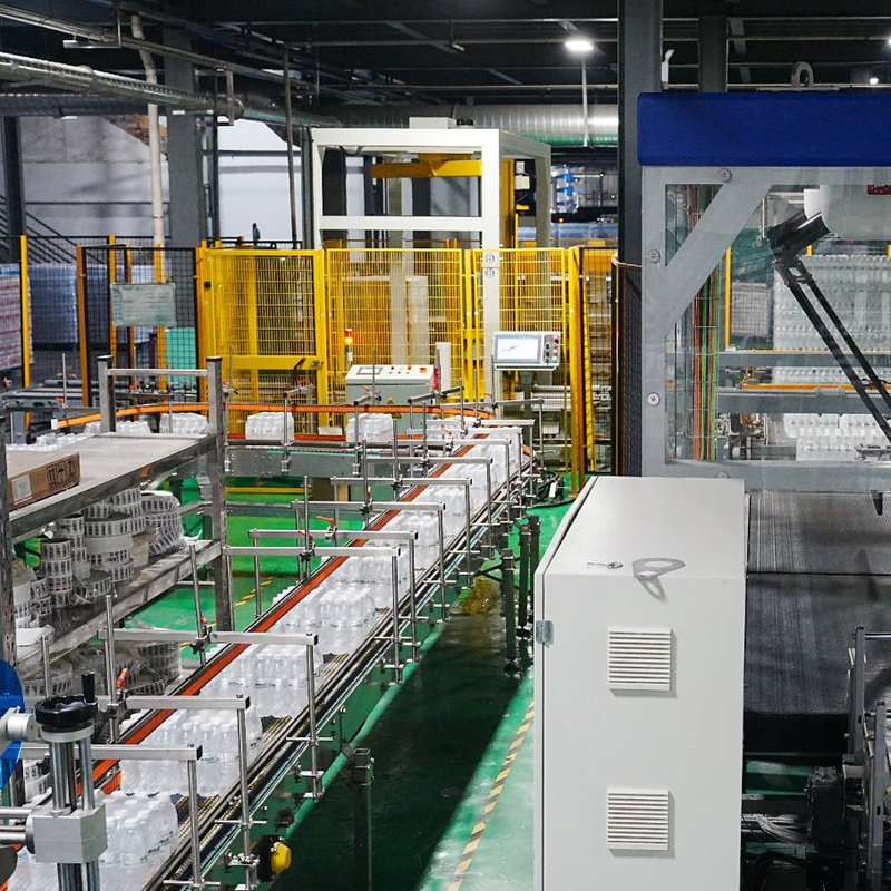 50,000bph PE Bottled Water Production Line with 338ml, 542ml, 1.35L, 4*6 Packaging for Sparkling Water