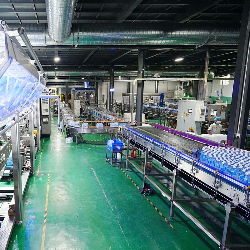 48000 BPH Full Automatic Bottled Water Production Line with Gravity Filling for 100-2000ml Containers