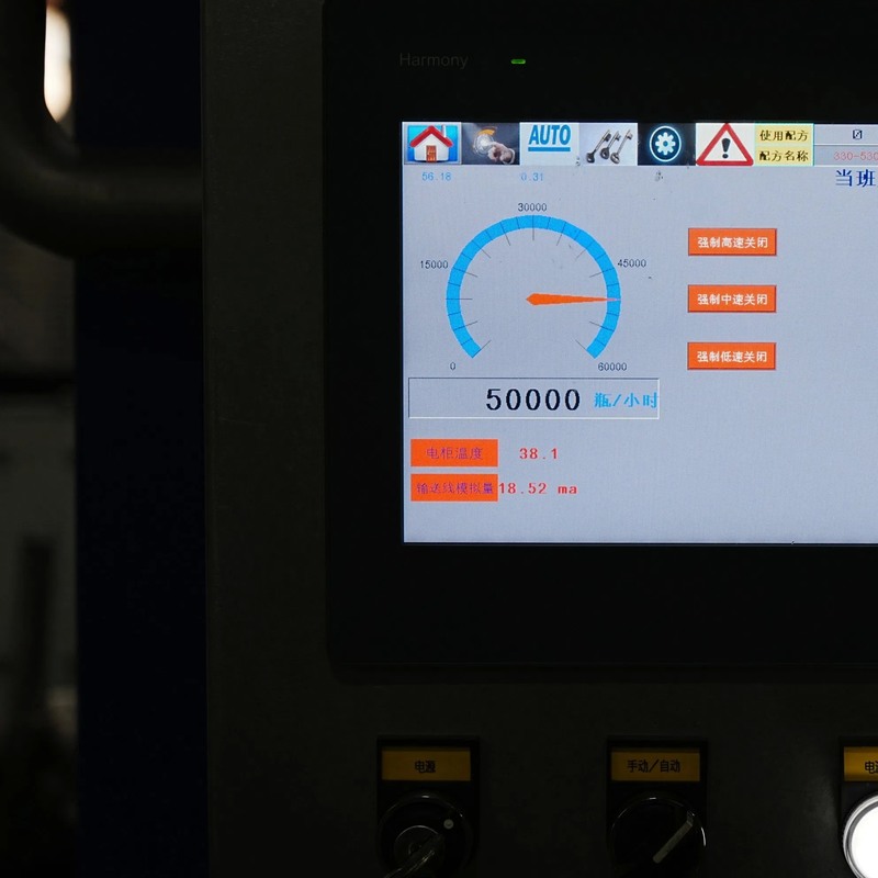 3000 Bph Full Automatic Barrel Water End of Line Secondary Packing Machine with Hot Melt Adhesive Labeling for 100-2000ml Bottles