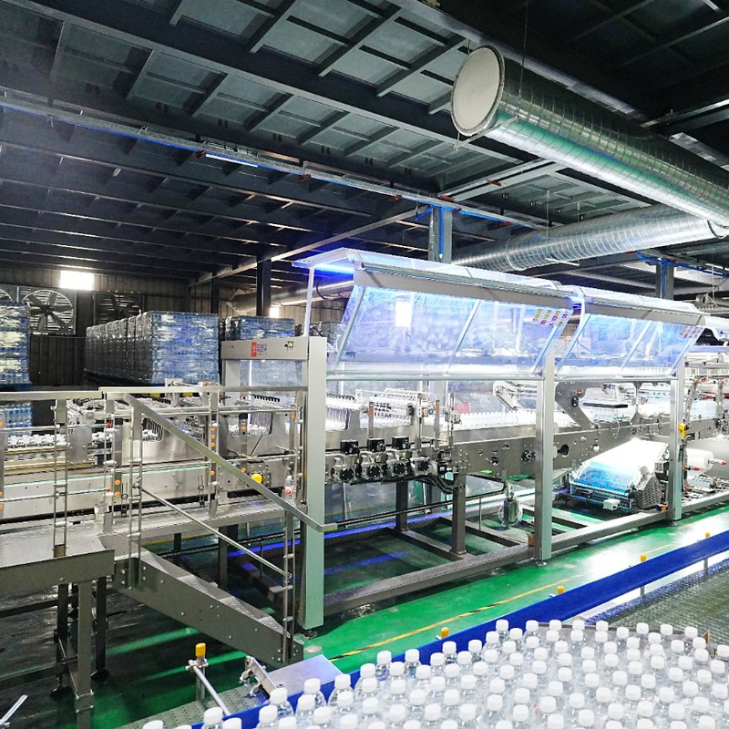 14,000 Bph Non-Carbonated Negative Pressure Filling Bottled Water Production Line for Beverage Packaging