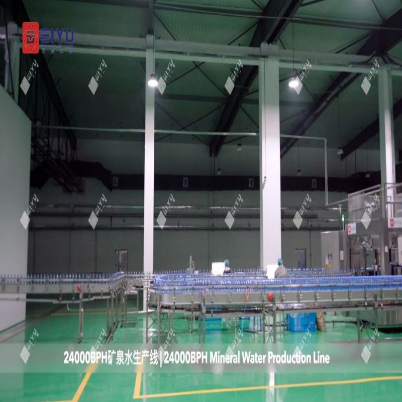 Full Automatic Electric Driven Bottled Water Production Line with Mildew Proof Packaging for Plastic Glass Metal Containers