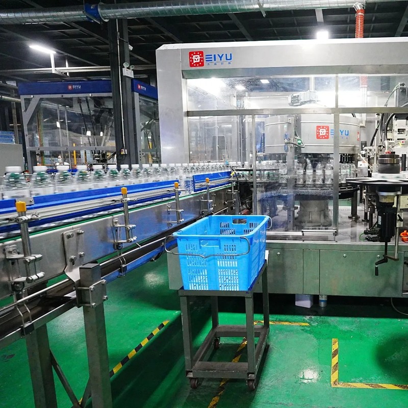 60000 BPH High Temperature Filling Bottled Water Production Line for 100-2000ml Soda Water