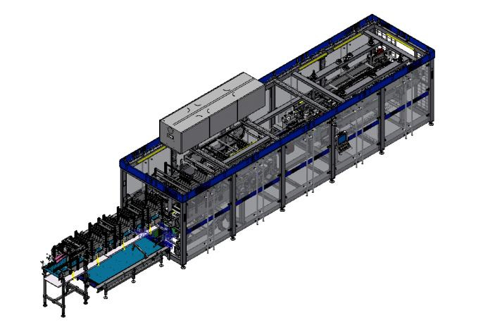High-Speed 60BPM Wrap Around Case Packer with Multi-Format Compatibility and 380V AC Power for Beverage Carton Packing