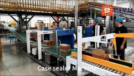 Fully Automatic Stainless Steel Case Sealer with 5-90 Cases/Min Capacity for Efficient Carton Packaging