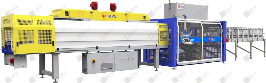 Automatic L-Sealer Shrink Wrapping Machine with 25-120 Packs/Min Capacity 0.6-0.8MPa Air Pressure and 1060mm Conveyor Height