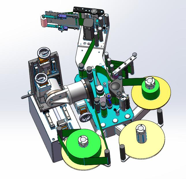 20000 बोतलों प्रति घंटे की क्षमता और पूरी तरह से एकीकृत सर्वो नियंत्रण के साथ गोल और वर्ग बोतलों के लिए स्वचालित स्व-चिपकने वाली लेबलिंग मशीन
