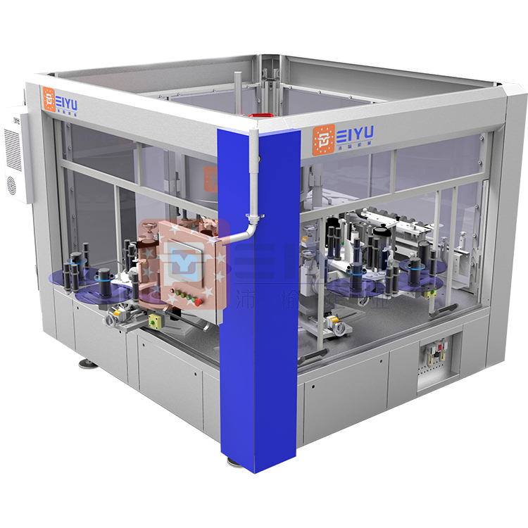 गोल बोतल और पालतू बोतल के लिए 24000 बोतलों प्रति घंटे की क्षमता के साथ इलेक्ट्रिक ओपीपी लेबलिंग मशीन