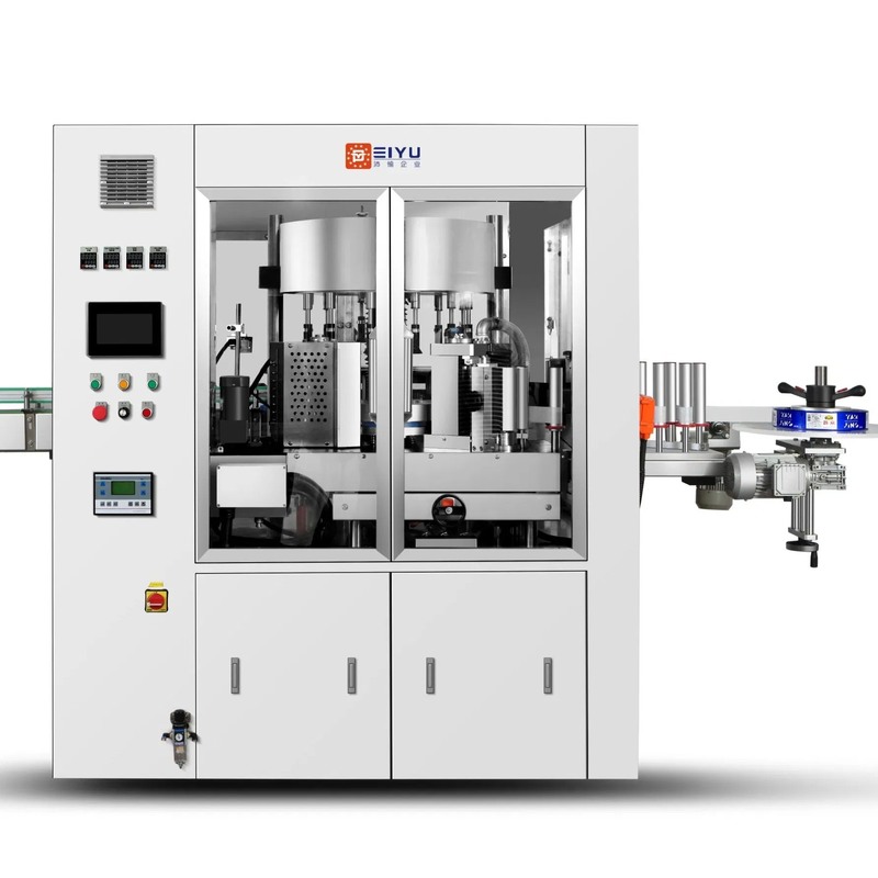 Rotuladora de cola quente certificada ISO9001 com garantia de 12 meses e voltagem de 380V para desempenho confiável