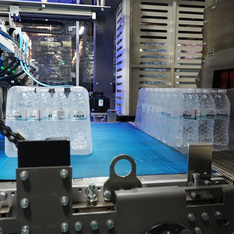 Automatic 250-500ml Half-Tray Can Shrink Wrapping Machine with 1060mm Conveyor Height and 4500kg Weight