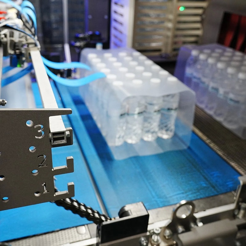 Fully Automatic High Speed Shrink Packer for Food and Beverage Industry with Mechanical Driven Both Ends Open Design