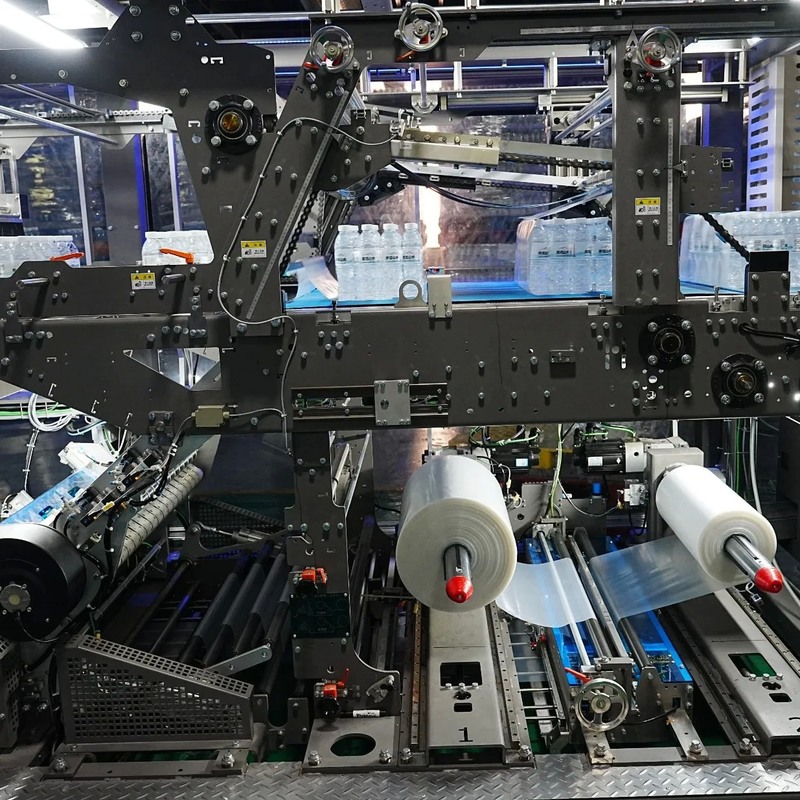 Fully Automatic PET Bottle Heat Packer Shrink Wrapping Machine High Speed 30-260 Cartons/Minute 380V 50Hz