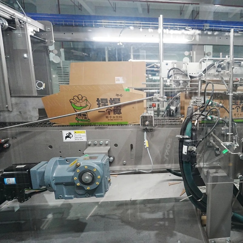Automatic H-Bot Carton Packing Machine with 30 Cartons/min Capacity and 0.5-0.8Mpa Air Pressure