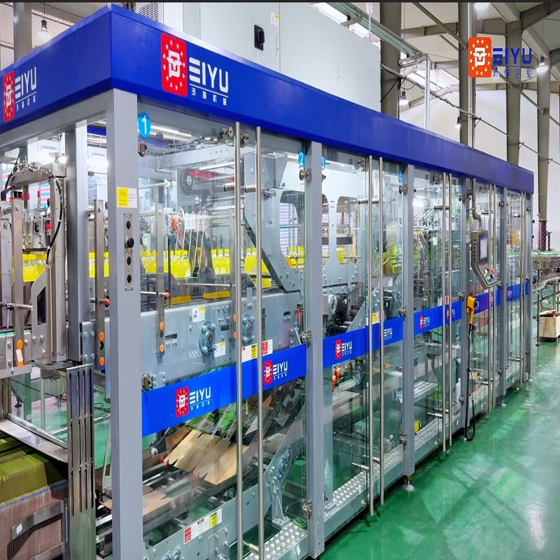 30 Packs Per Minute Fully Automatic Wrap Around Case Packer with 380V 50Hz Power for Beverage and Food Packaging