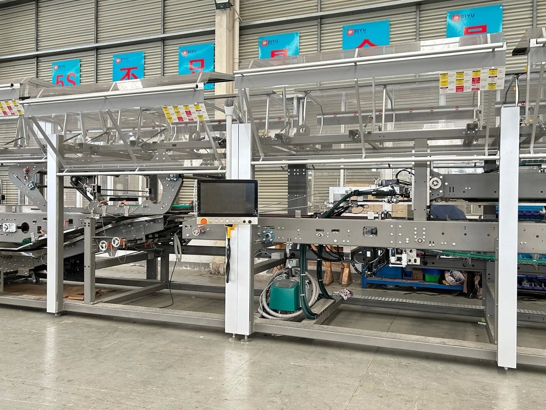 Automatic Wrap Around Case Packer for Beverage Production Line with Fully Wrapped Winding and No Pallet Design