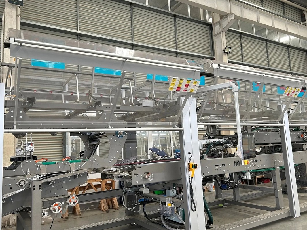 Automatic Wrap Around Case Packer for Beverage Production Line with Fully Wrapped Winding and No Pallet Design