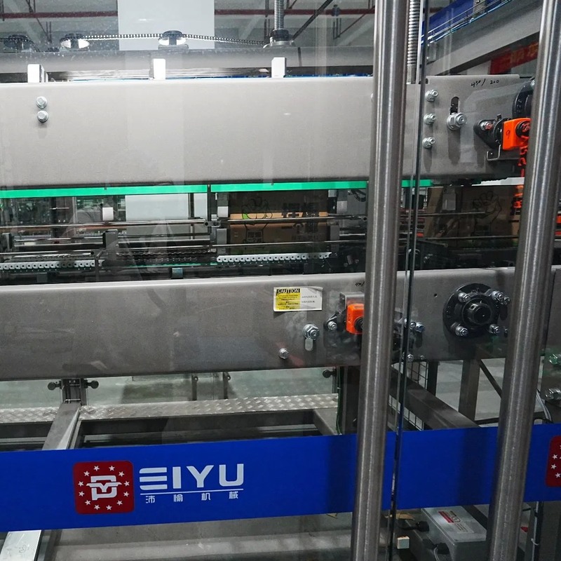 30 Cases Per Minute Fully Wrapped Winding Wrap Around Case Packer for Aseptic Packaging Line