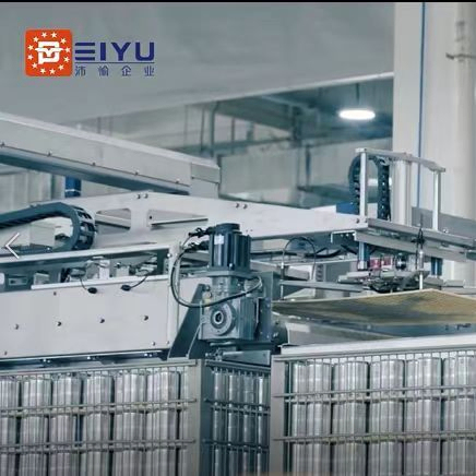 High-Speed 12000-36000 bottles/Hour Wrap Around Case Packer with Siemens PLC and Pneumatic Lifting Structure