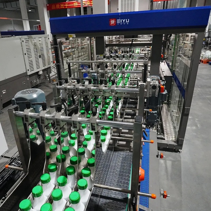 Fully Automatic Wrap Around Case Packer 18kw for Beverage Production Line with Customized Bottles and PET/PE/PP Bottles