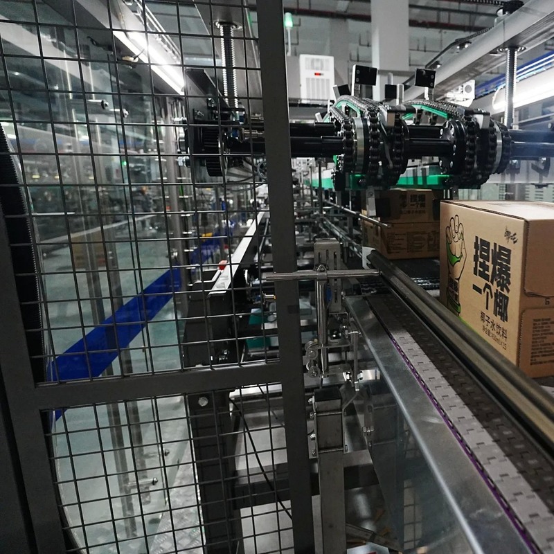 Stable Performance CE ISO Certified Wrap Around Case Packer with Touch Screen Control for Bottles Jars Cans