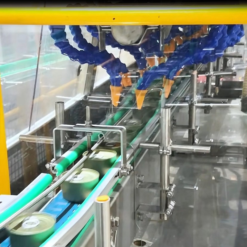 Energy-Efficient Fully Automatic Canned Food Production Line with Rustproof Packaging and Retort Sterilization