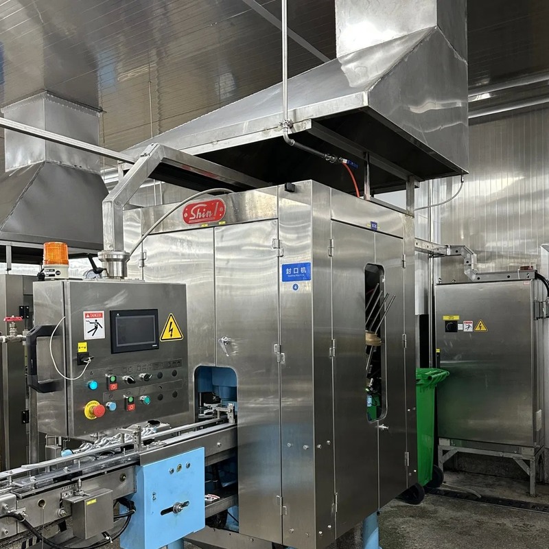 High-Speed Fully Automatic Stainless Steel Can Sealing Machine for Industrial Food Packaging