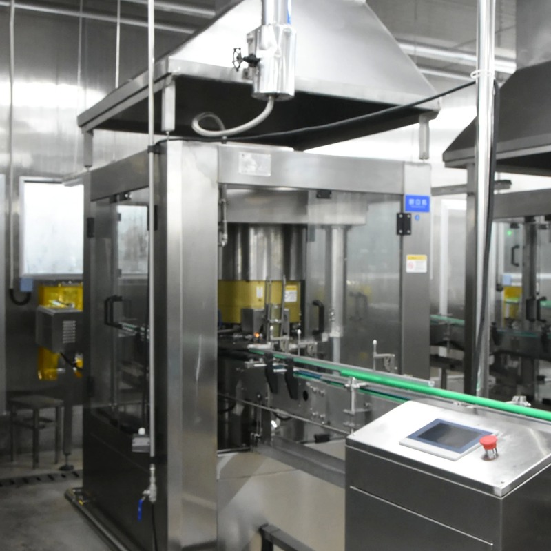 High-Speed Fully Automatic Stainless Steel Can Sealing Machine for Industrial Food Packaging