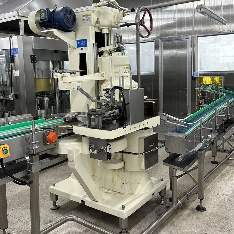 High-Speed Fully Automatic Stainless Steel Can Sealing Machine for Industrial Food Packaging