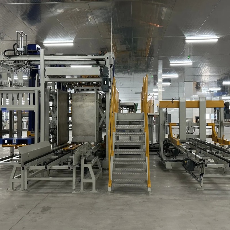Fully Automatic Palletizer with High-Speed Operation and Food Safety Compliance for Precision Stacking of Canned Food