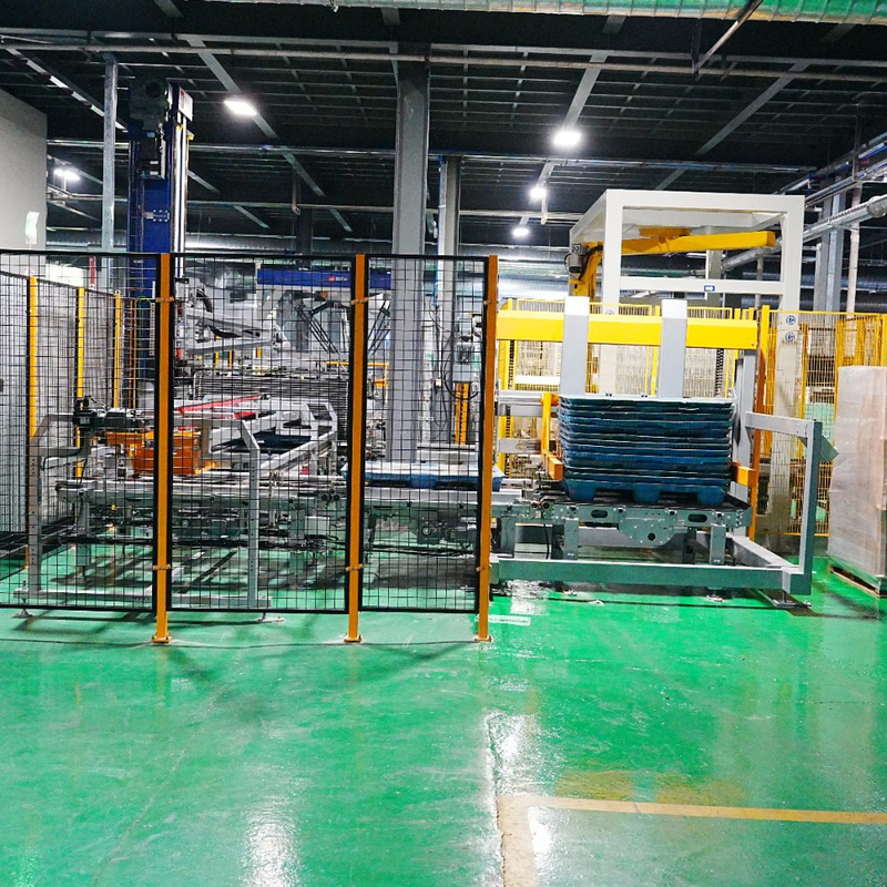 Single Column Palletizer column Type Palletizer for Barrel Water Production Line