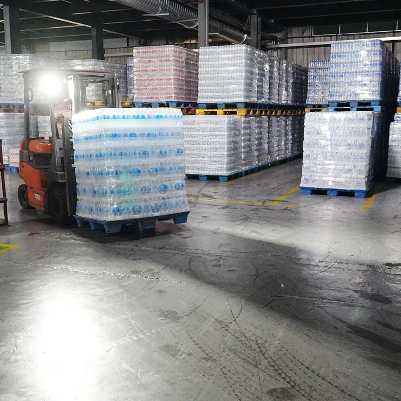 Single Column Palletizer column Type Palletizer for Barrel Water Production Line