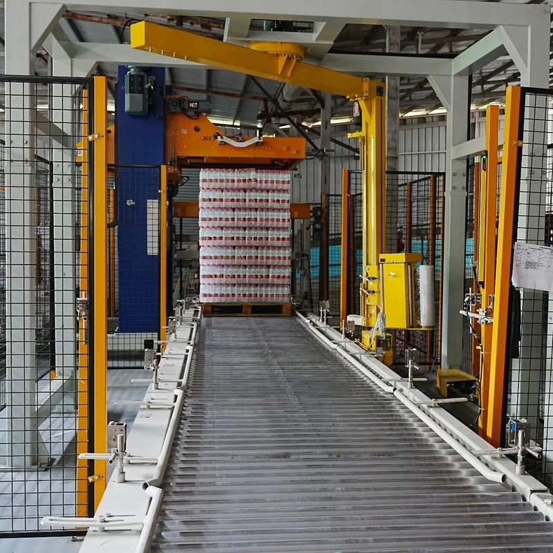 Single-Lane Gantry Palletizer Carton Palletizer Customized for Tea Beverage Production Line