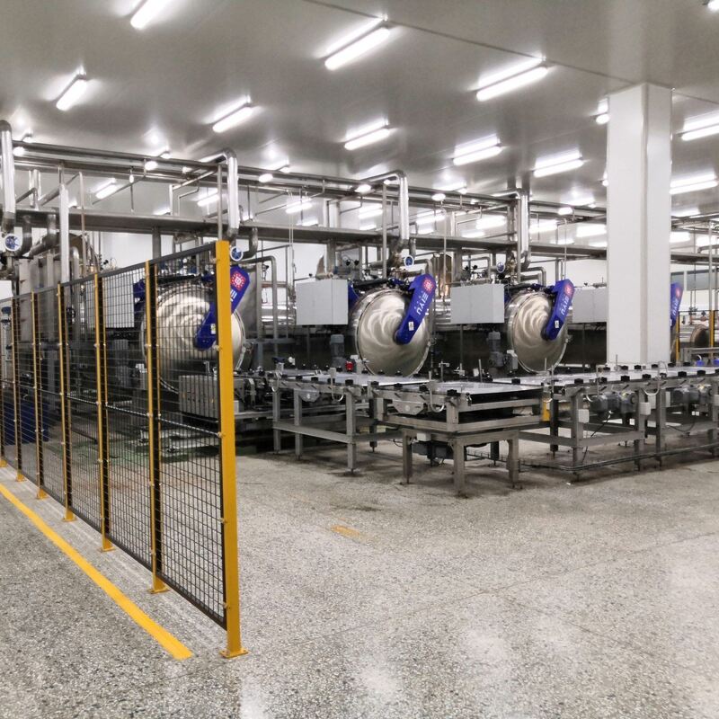 24h Online Remote Technical Service Diameter DN1200 Fully Automatic Canned Food Sterilization Meat Sterilization Machine