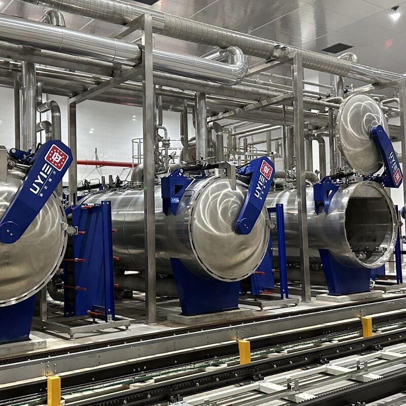 Physical Sterilization Fully Automatic Beans Sterilizer Cans Sterilization With Shake Rotary Direct Principle Technology