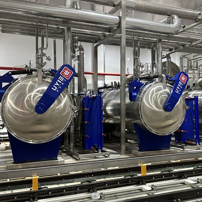 Heat Sterilization Fully Automatic Static Retort Pressure Sterilizer Batch Retort 6600X1500X2000mm Ideal for Food Processing