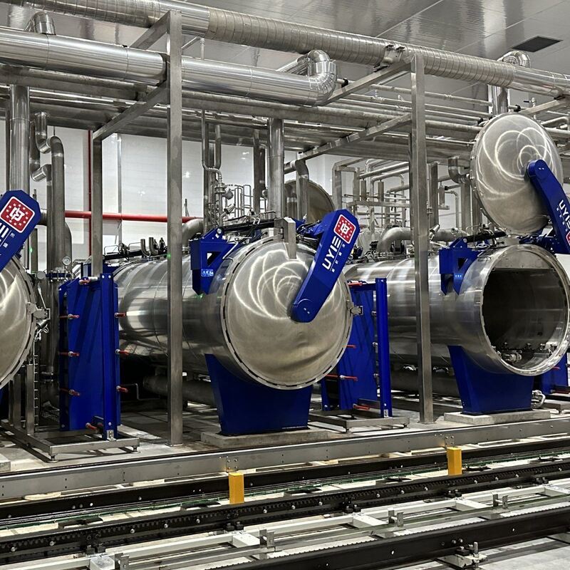 Heat Sterilization Fully Automatic Static Retort Pressure Sterilizer Batch Retort 6600X1500X2000mm Ideal for Food Processing