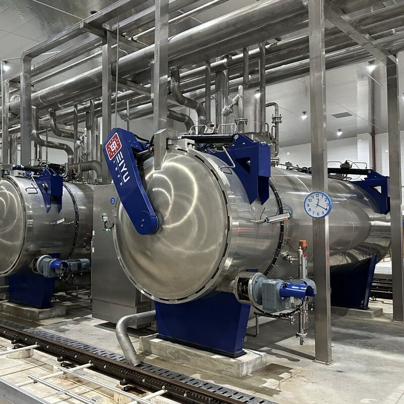 Continuous Operation Fully Automatic Sterilizer Autoclave Sterilization Retort with Enhanced Highly Secure Capabilities