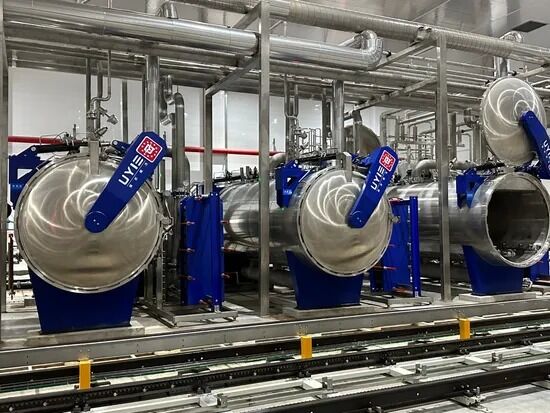 DN1200 SUS304 Stainless Steel Sterilization Retort Autoclave with Automatic Control for Pet Food