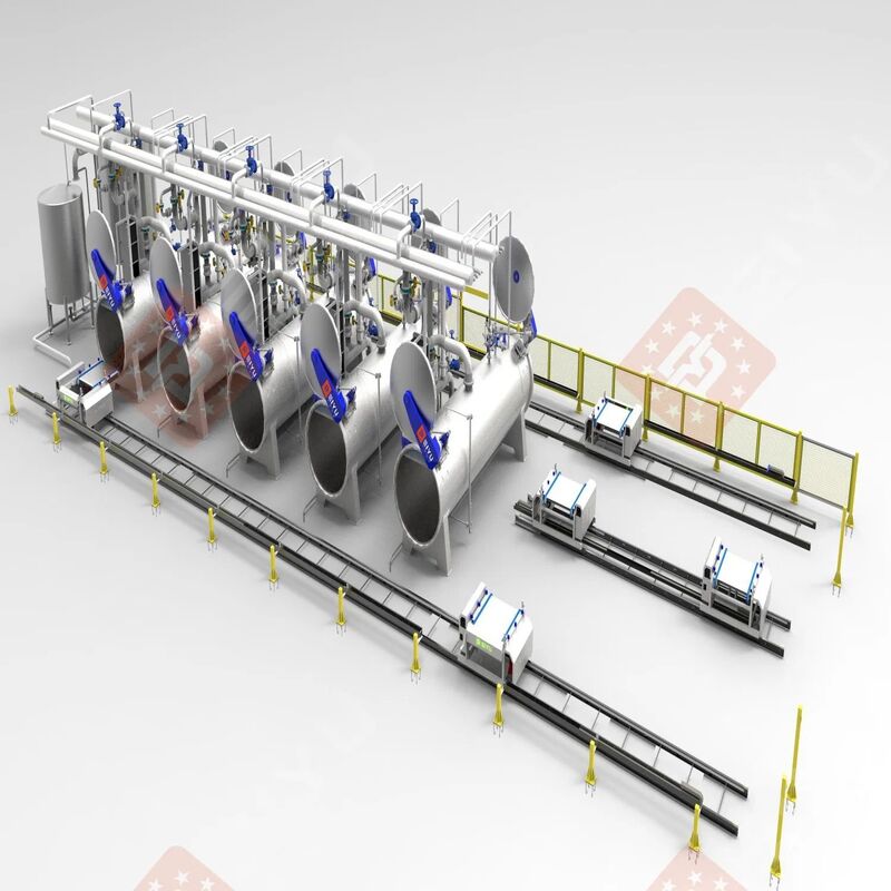 DN1200 SUS304 Stainless Steel Sterilization Retort Autoclave with Automatic Control for Pet Food