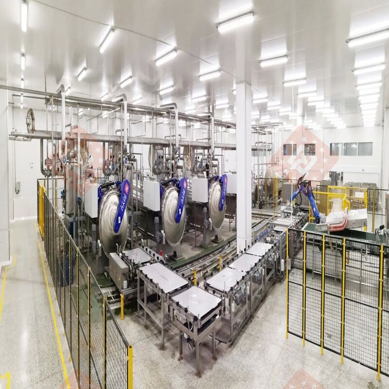 Large Scale SUS304 Stainless Steel Sterilization Retort Autoclave with Automatic Control and DN1200 Diameter