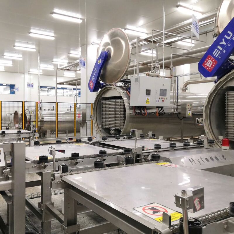 Fully Automatic Highly Secure Sterilization Retort and Kettle with SUS304 Stainless Steel Construction