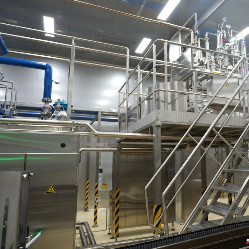 40,000 Bph Fully Automatic Kvass Production Line with SUS304 Material Soft Drink Packaging Machinery
