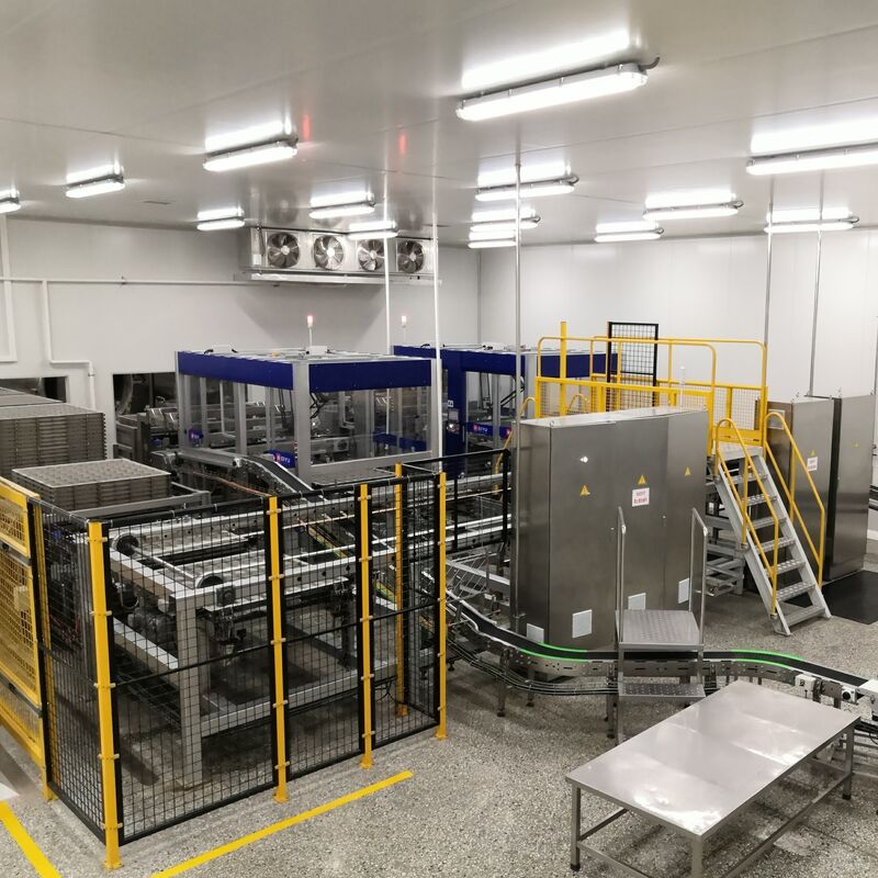 Fully Automatic Aseptic Filling Line with 6000-48000 bottles/hour Capacity and ISO 5 to ISO 8 Cleanroom Standard