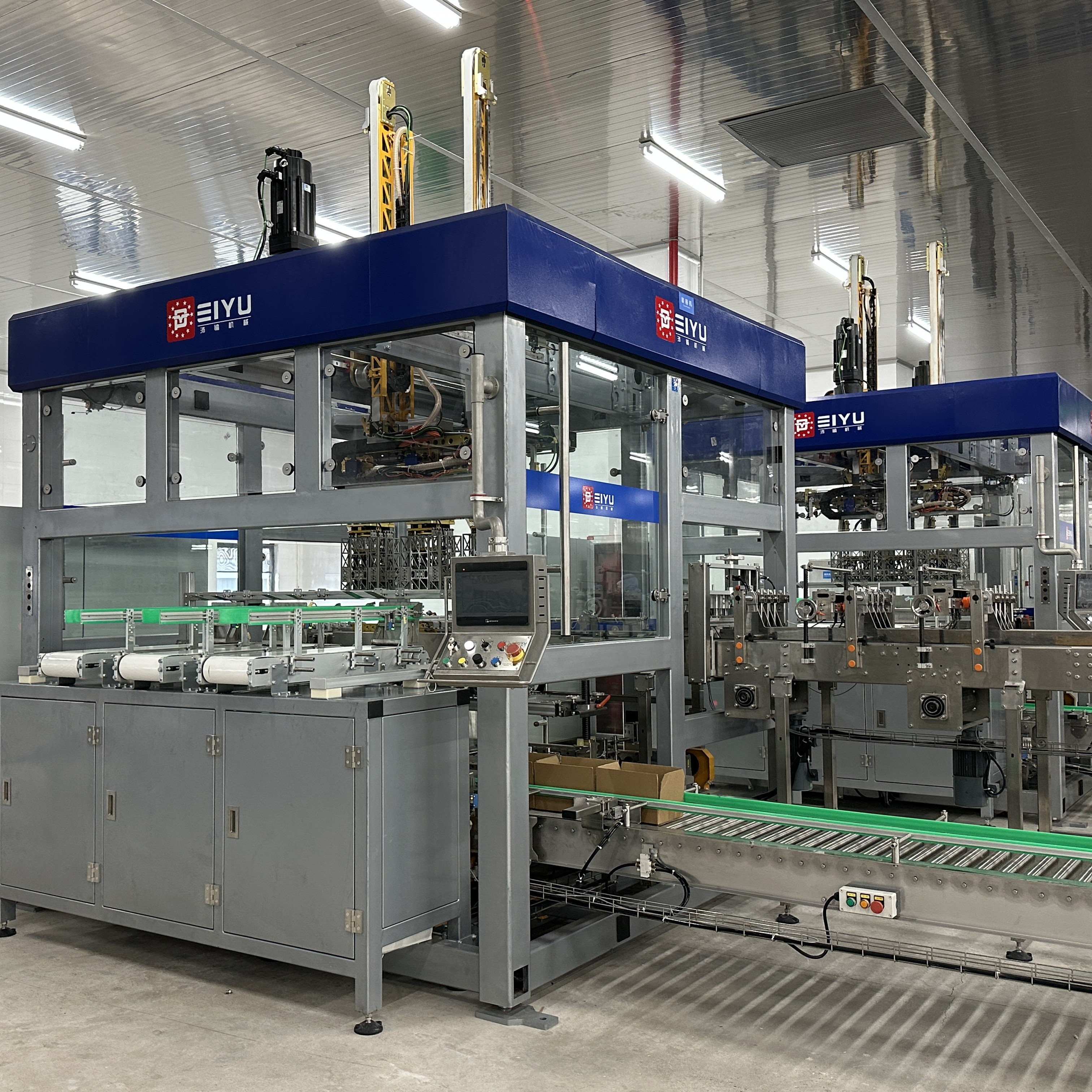 Tin Cans Gift Box Packer Machine Case Packing Equipment OEM