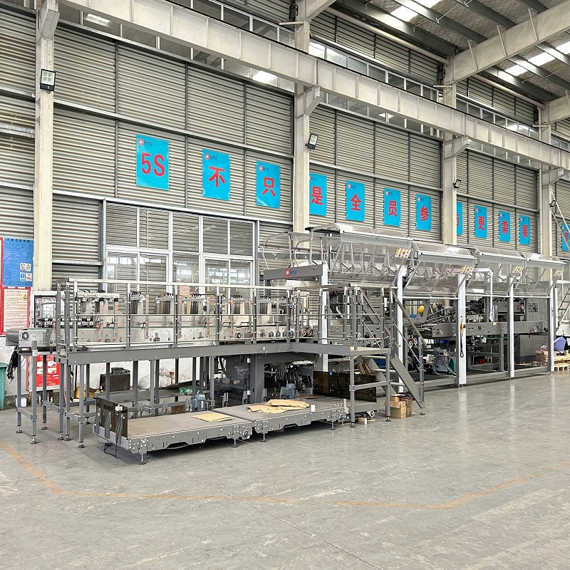 Assembly Line Packer Automatic Wrap Around Case Packer for Beverage Production Line with ...