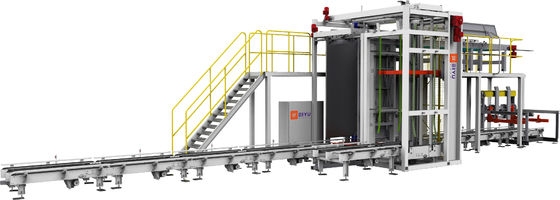 Robotic Empty Can Glass Bottle Depalletizer Equipment 36000CPH