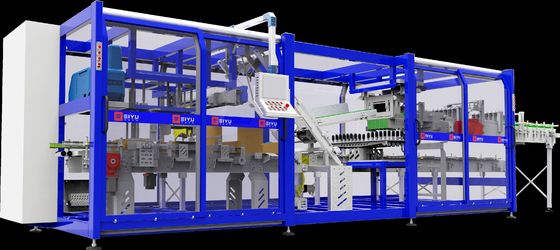 Tin Cans Gift Box Packer Machine Case Packing Equipment OEM