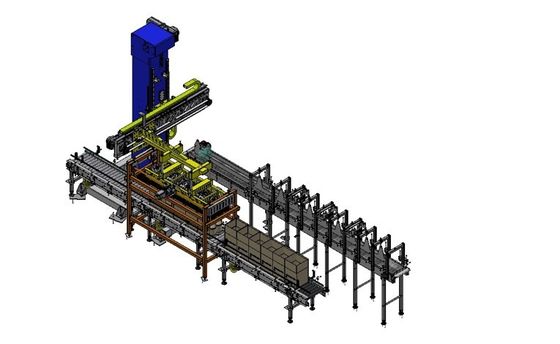 Single Column Pouch Case Packing Machine Packer 100NL/Min 20KW